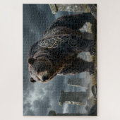 Puzzle de l'ours de l'esprit celtique (Vertical)