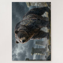 Puzzle de l'ours de l'esprit celtique