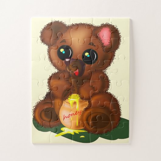 Puzzle de l'ours de miel (Vertical)