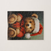 Puzzle de l'ours de Noël (Horizontal)
