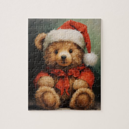 Puzzle de l'ours de Noël (Vertical)
