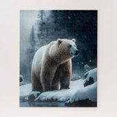 Puzzle de l'ours d'hiver (Vertical)