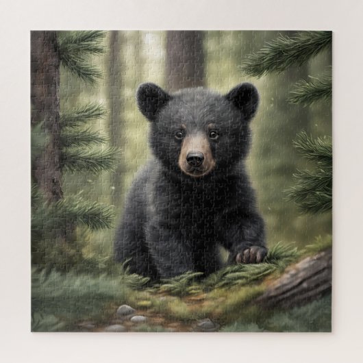 Puzzle de l'ours noir de North Woods (Vertical)