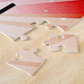 Puzzle de lumières gymnastique avec gymnaste. (Côté)