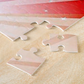 Puzzle de lumières gymnastique avec gymnaste. (Côté)