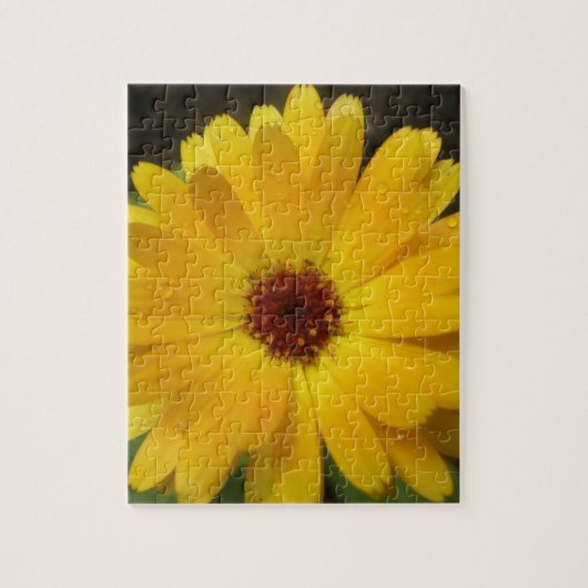 Puzzle de Macro Marigold jaune (Vertical)