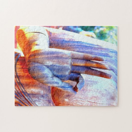 Puzzle de main de Bouddha (Horizontal)