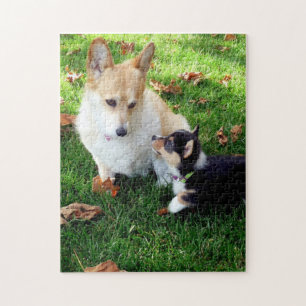 Puzzle de maman et de chiot