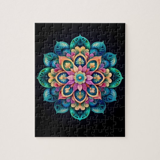 Puzzle de Mandala coloré (Vertical)