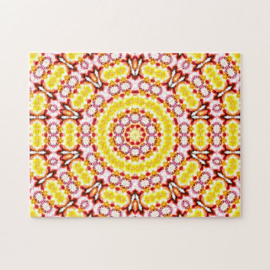 Puzzle de Mandala de Barbe à Papa (Horizontal)
