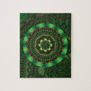 Puzzle de mandala de la Terre