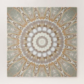 Puzzle de mandala floral orné (Horizontal)