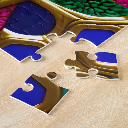 puzzle de mandala legpuzzel (Zijkant)