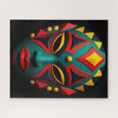 Puzzle de masques africains (Horizontal)
