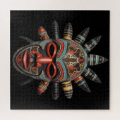Puzzle de masques africains (Horizontal)