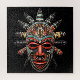 Puzzle de masques africains