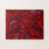 Puzzle de Maze rouge (Horizontal)