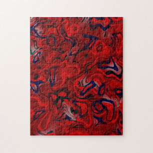 Puzzle de Maze rouge