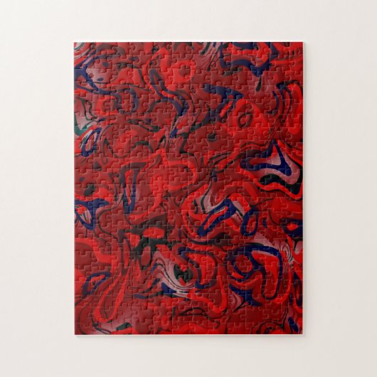 Puzzle de Maze rouge (Vertical)