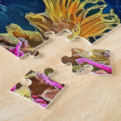 Puzzle de méduse sous-marine dynamique (Côté)