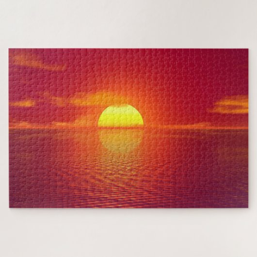 Puzzle de mer coucher du soleil (Horizontal)
