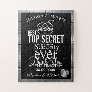 Puzzle de Merci de l'agent de sécurité du porteur