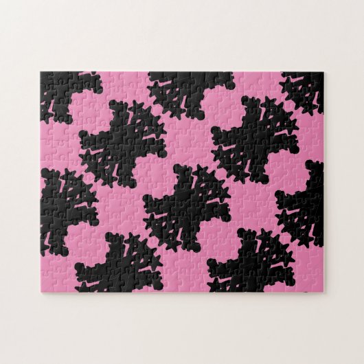 Puzzle de miroir d'épi noir difficile (Horizontal)