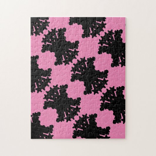 Puzzle de miroir d'épi noir difficile (Vertical)