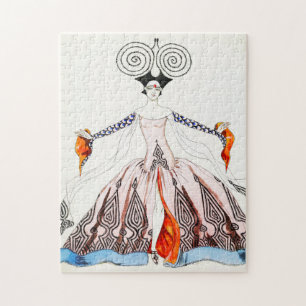 Puzzle de mode d'art déco de Georges Barbier