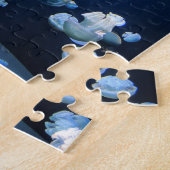 Puzzle de monogramme de méduses d'arc-en-ciel (Côté)