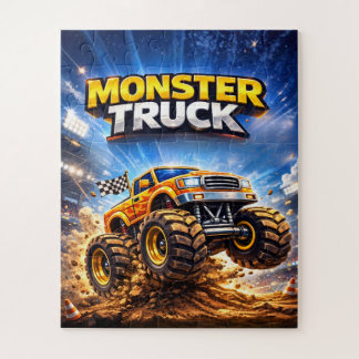 Puzzle de Monster Truck pour enfants de 4 à 8 ans
