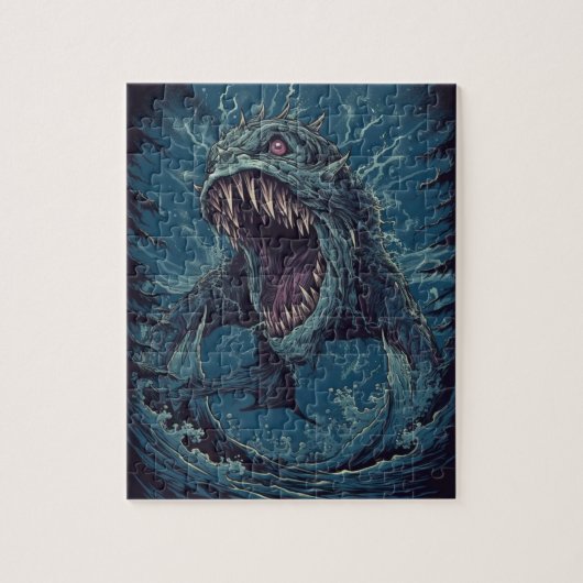 Puzzle de monstre de mer (Vertical)