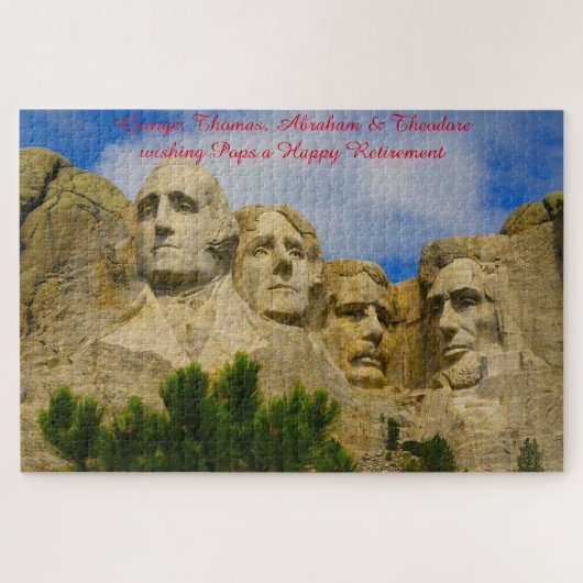 Puzzle de Mont Rushmore Dakota du Sud (Horizontal)
