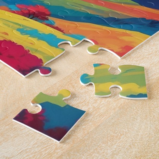 Puzzle de montagne (Côté)