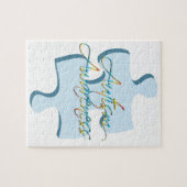 Puzzle de morceau de puzzle de sensibilisation sur (Horizontal)