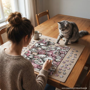 Puzzle de Mosaïque de Chats Adorables