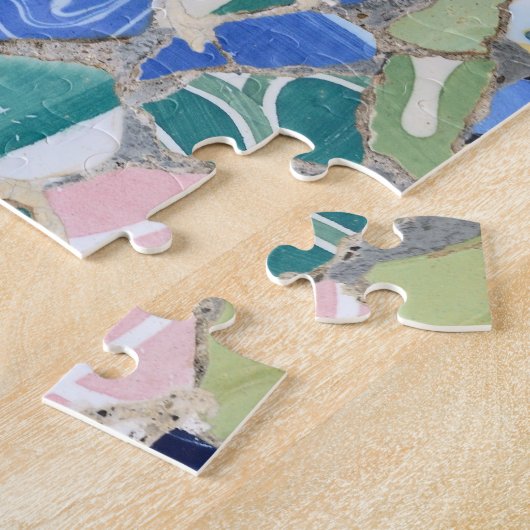 Puzzle de mosaïques de Guell de parc (Côté)