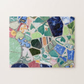 Puzzle de mosaïques de Guell de parc (Horizontal)