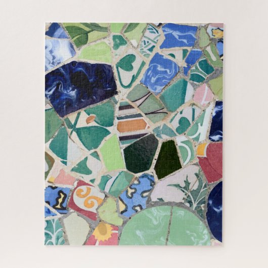 Puzzle de mosaïques de Guell de parc (Vertical)