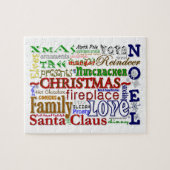 Puzzle de Mot-Art de Noël (Horizontal)