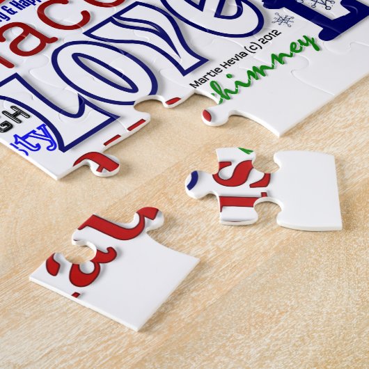 Puzzle de Mot-Art de Noël (Côté)