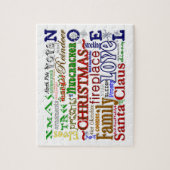 Puzzle de Mot-Art de Noël (Vertical)