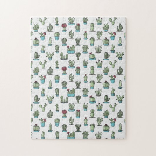 Puzzle de motif de cactus (Vertical)
