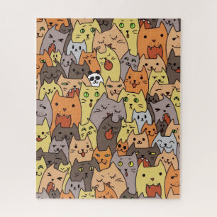 Puzzle de motif de chat !