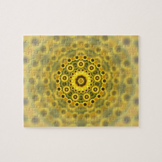Puzzle de motif de mandala de fractale de (Horizontal)
