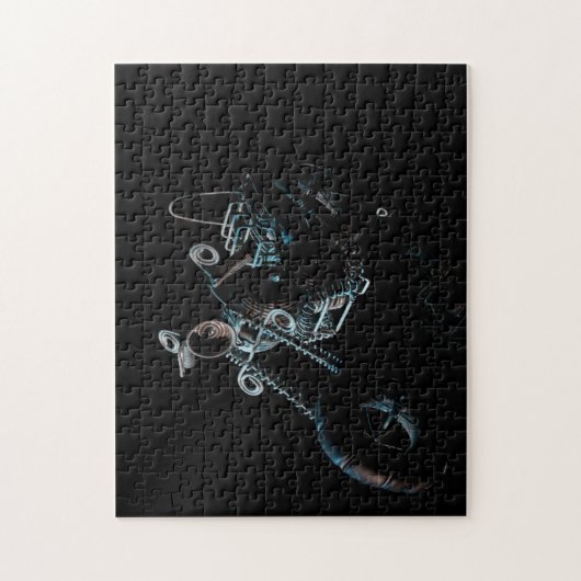 puzzle de motocyclette (Vertical)