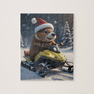 Puzzle de motoneige