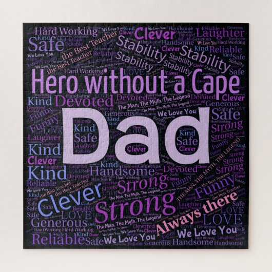 Puzzle de mots papa (Vertical)
