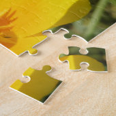 Puzzle de mouches vertes et de fleurs (Côté)