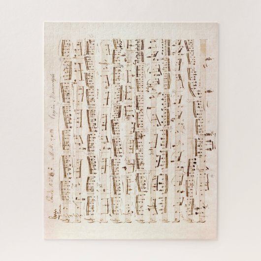 Puzzle de musique classique de Chopin (Vertical)